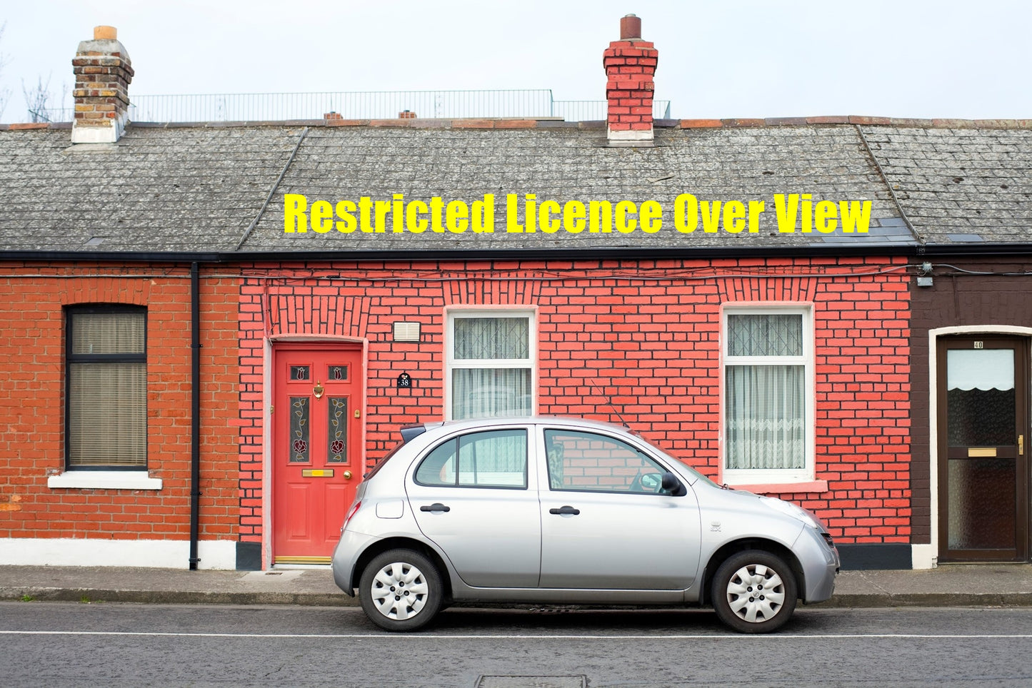 Restricted licence over view